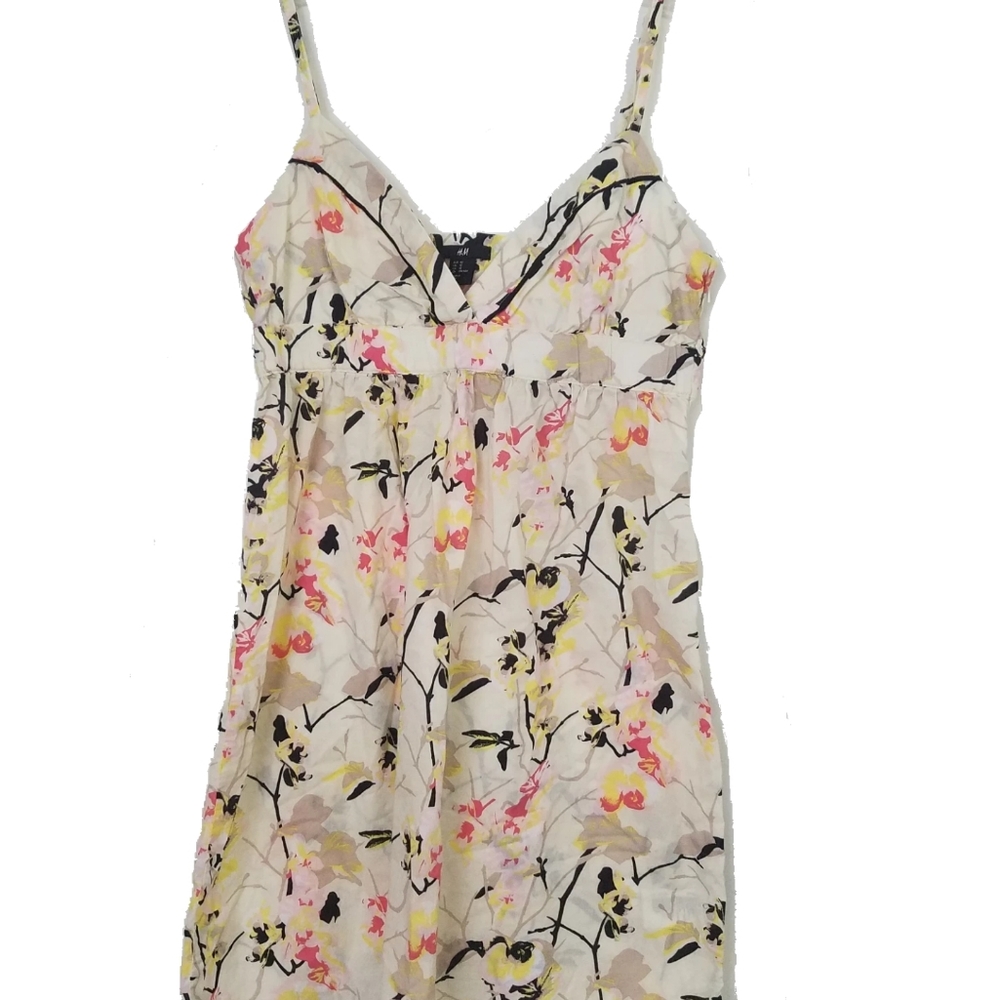 Beige floral sundress size 10